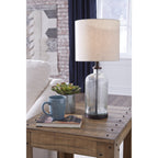 Lampe de table moderne en verre Bandile de style ferme – 10 l x 10 p x 22 h