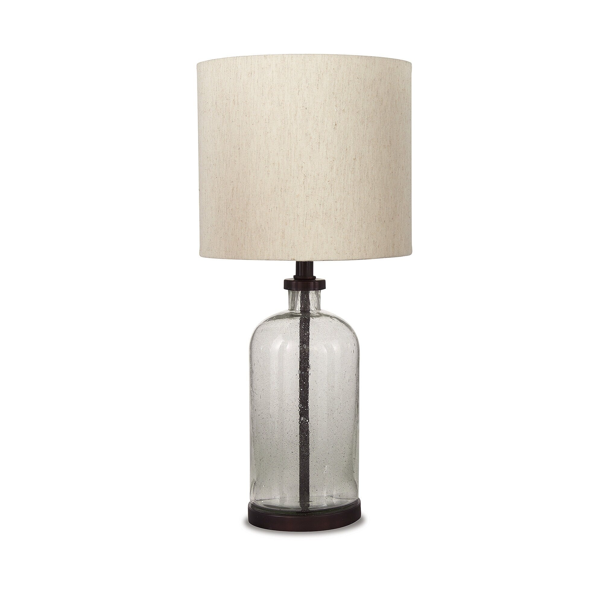 Lampe de table moderne en verre Bandile de style ferme – 10 l x 10 p x 22 h