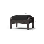 Ensemble de fauteuils club et poufs d'extérieur Barcelo 5 pièces Sunbrella Motion