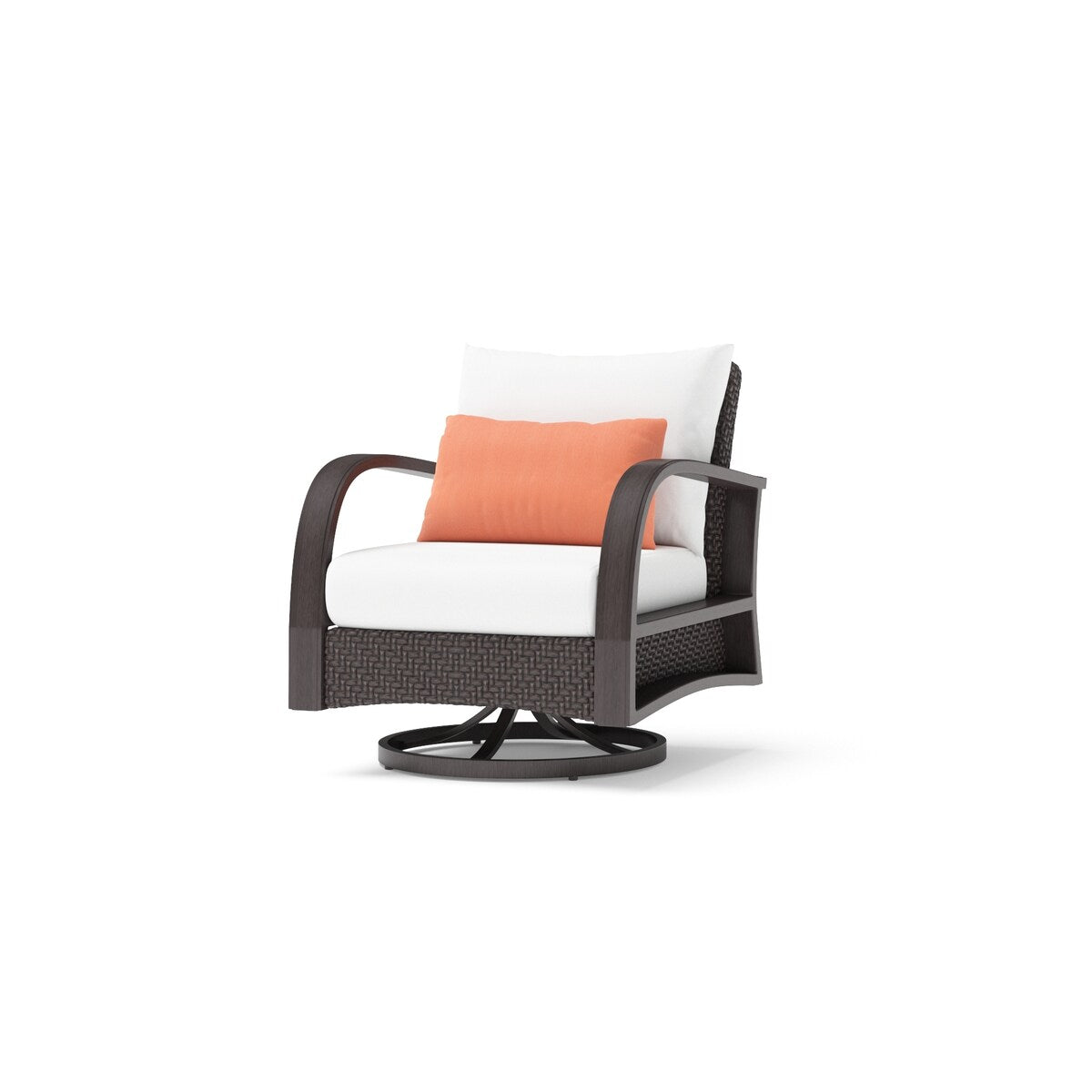 Ensemble de fauteuils club et poufs d'extérieur Barcelo 5 pièces Sunbrella Motion