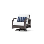 Ensemble de fauteuils club et poufs d'extérieur Barcelo 5 pièces Sunbrella Motion