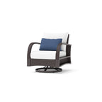 Ensemble de fauteuils club et poufs d'extérieur Barcelo 5 pièces Sunbrella Motion