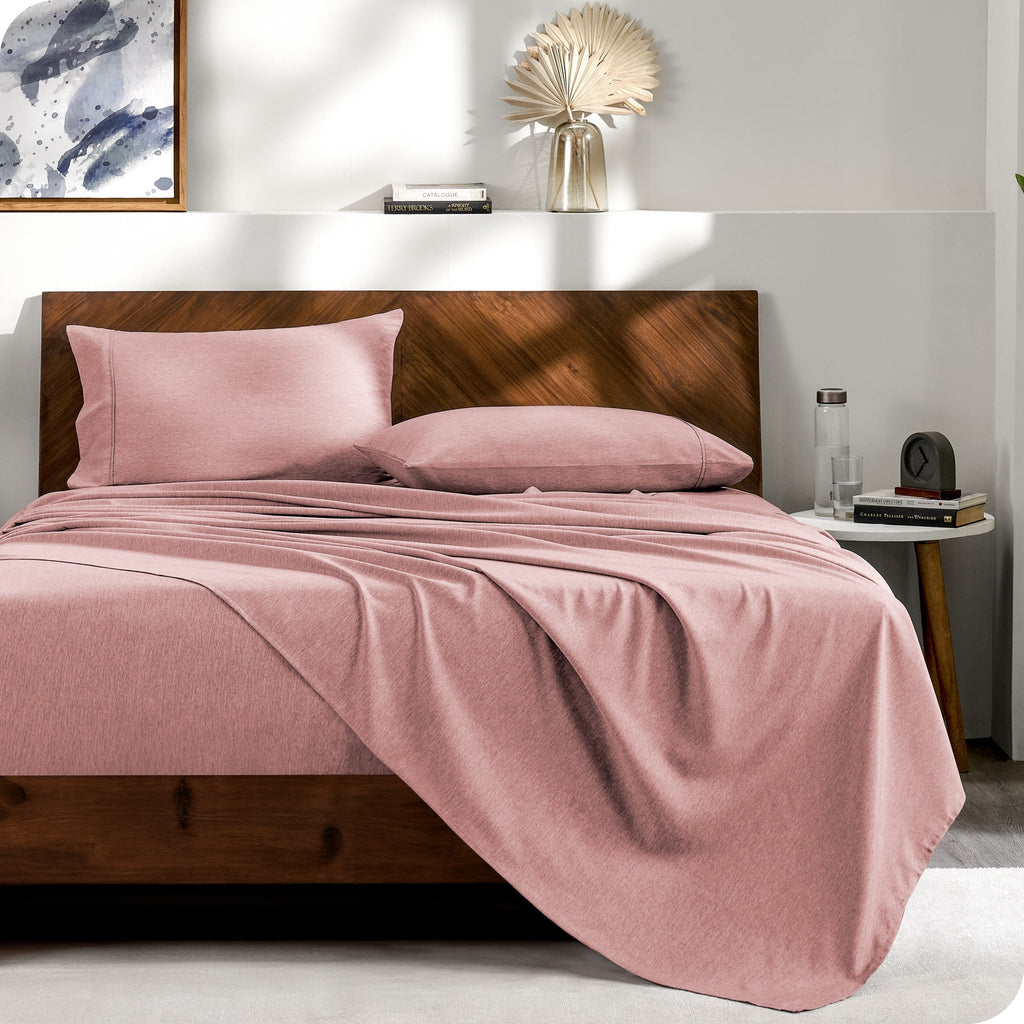 Bare Home Heathered Bed-in-a-Bag - Ensemble couette et draps