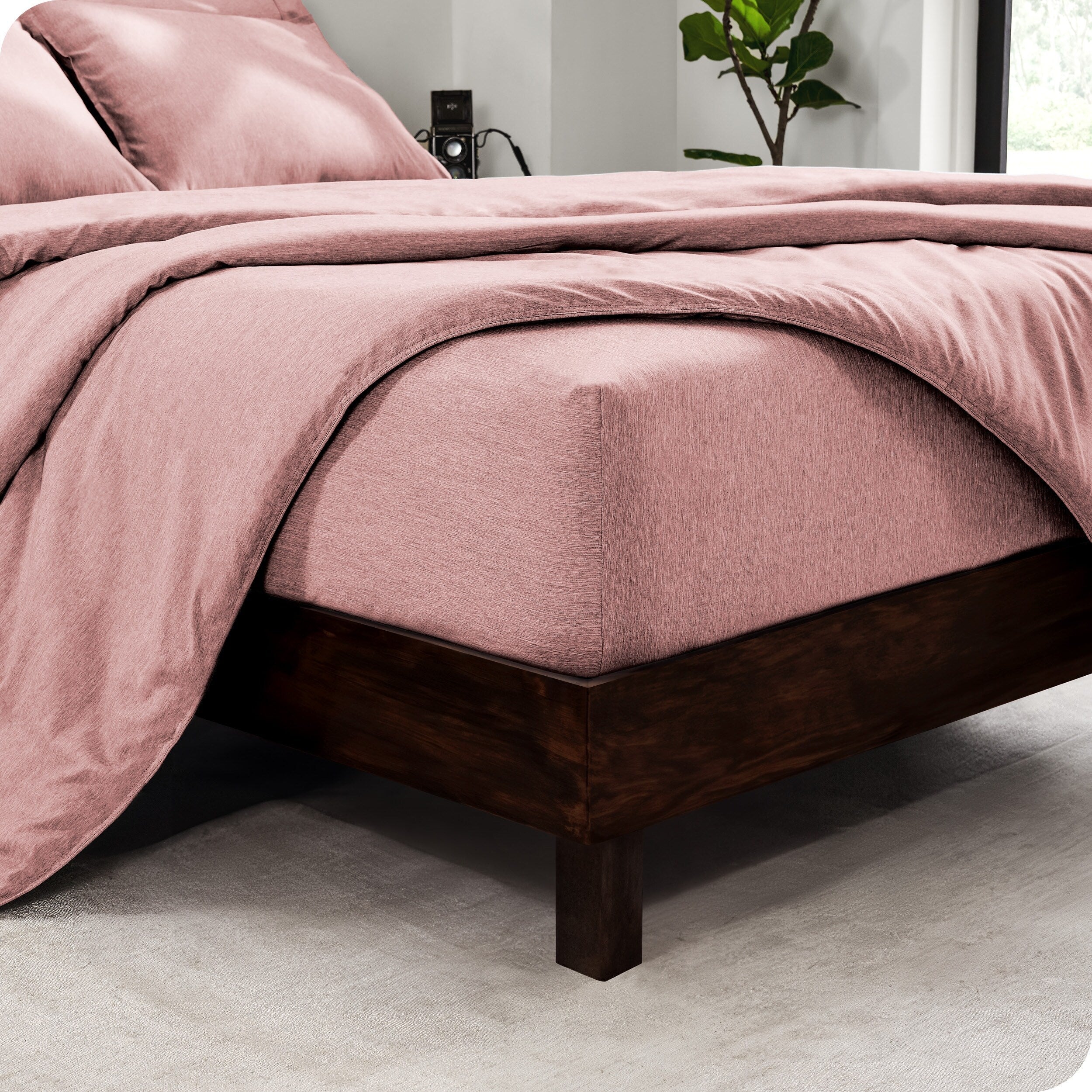 Bare Home Heathered Bed-in-a-Bag - Ensemble couette et draps