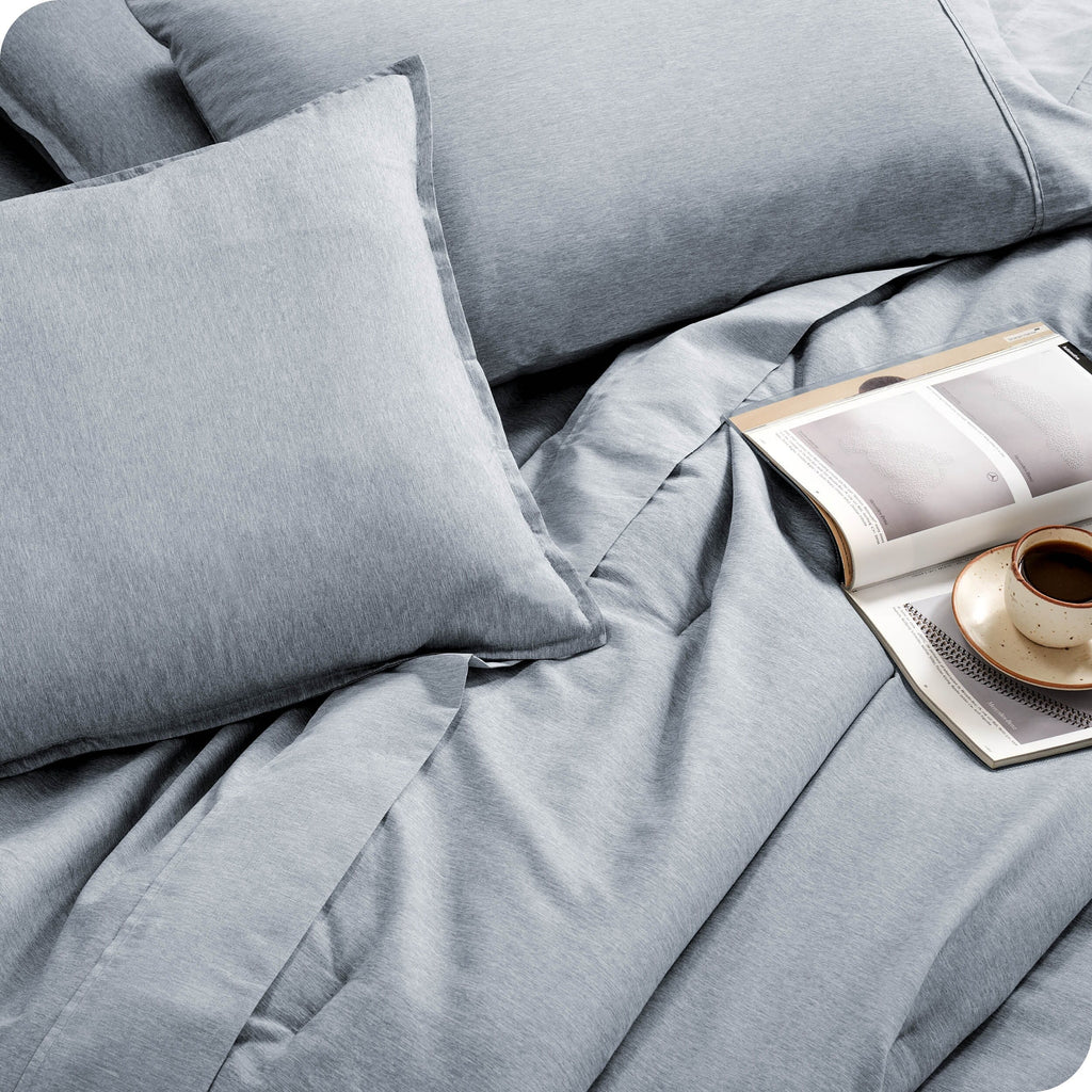 Bare Home Heathered Bed-in-a-Bag - Ensemble couette et draps