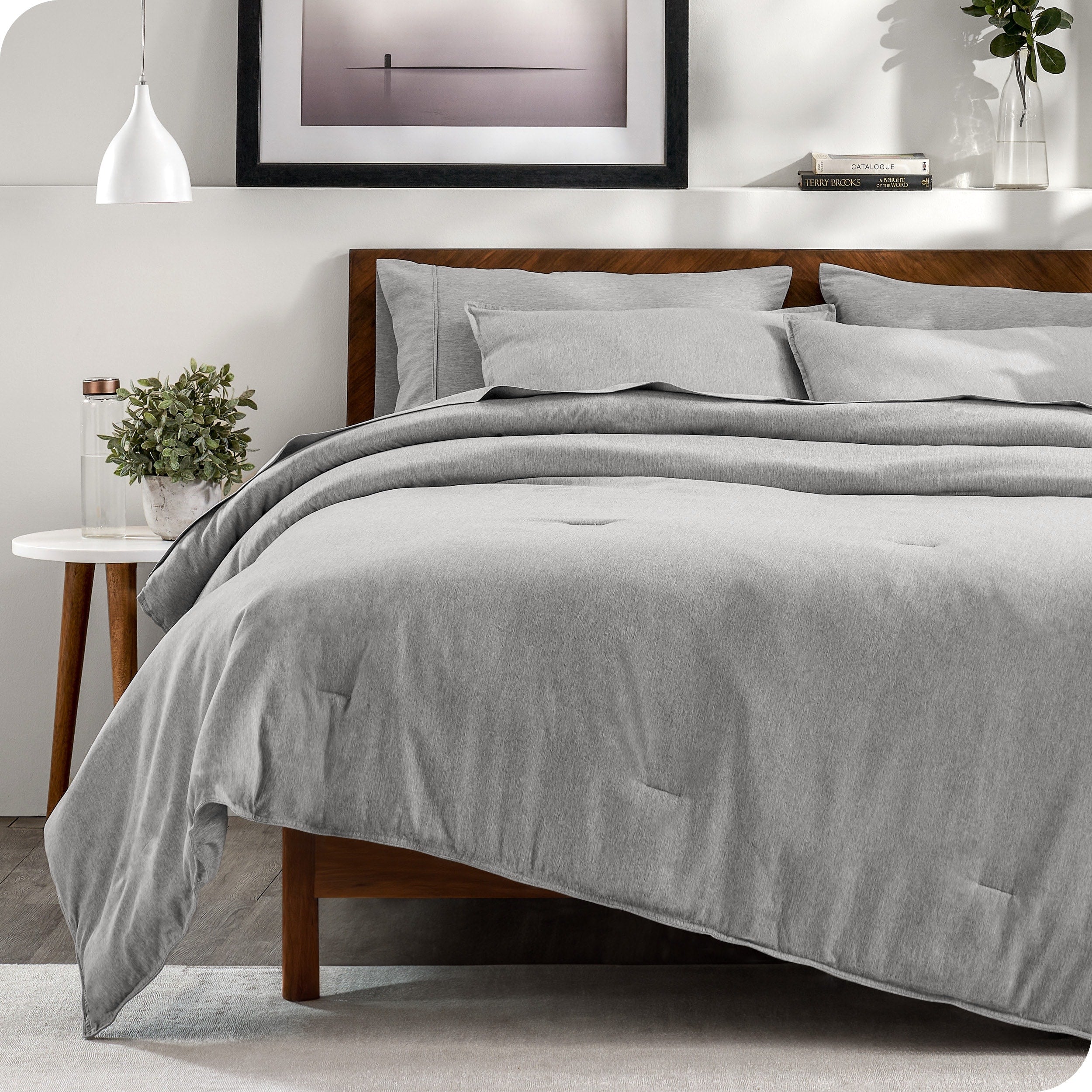 Bare Home Heathered Bed-in-a-Bag - Ensemble couette et draps