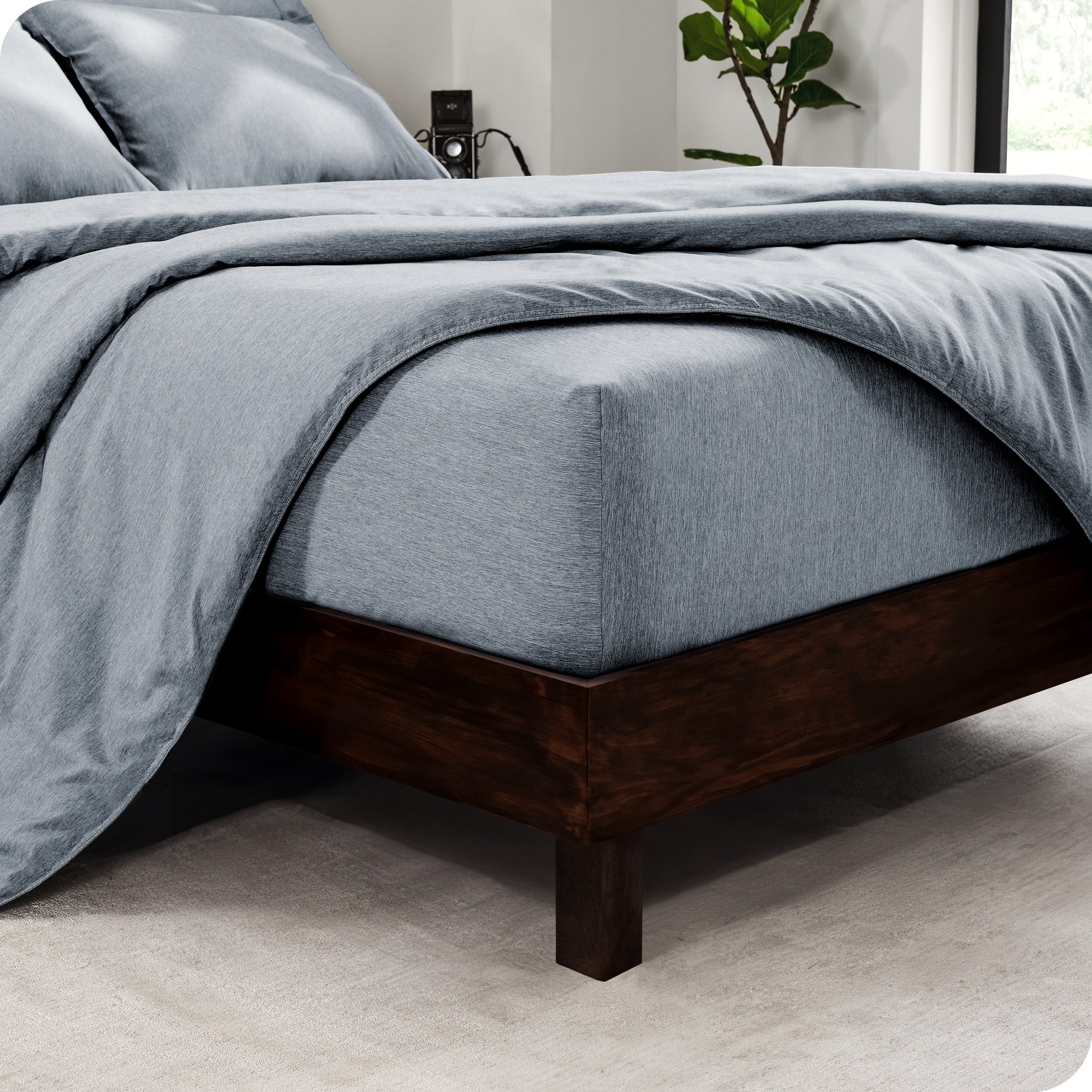 Bare Home Heathered Bed-in-a-Bag - Ensemble couette et draps