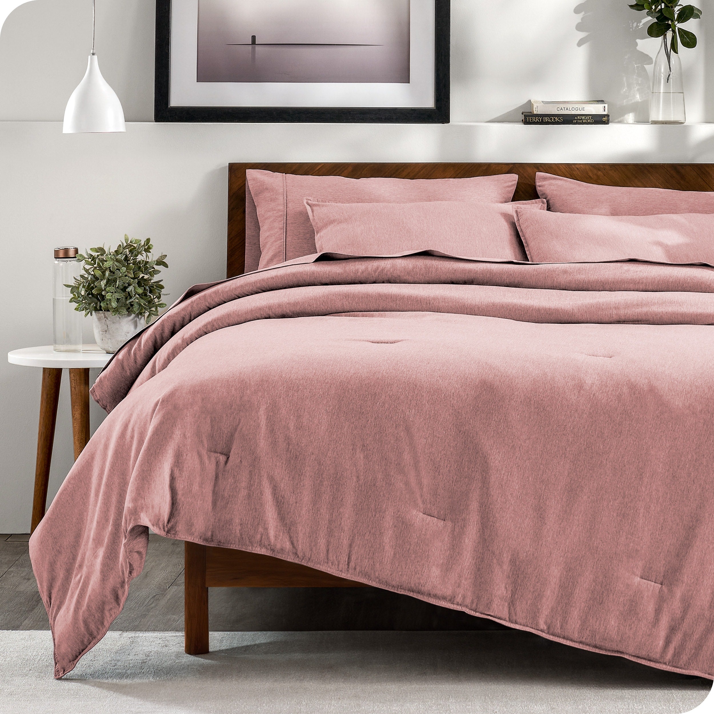 Bare Home Heathered Bed-in-a-Bag - Ensemble couette et draps