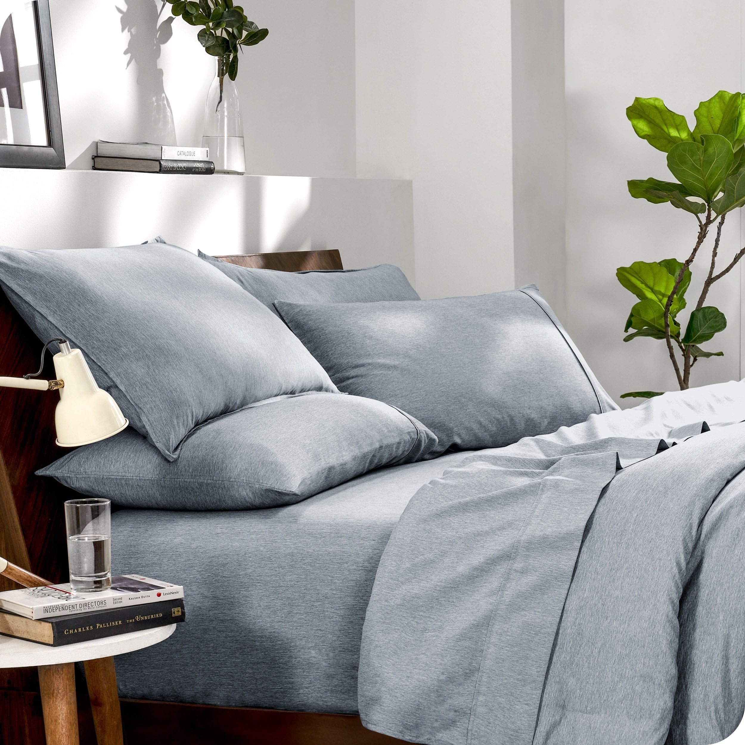 Bare Home Heathered Bed-in-a-Bag - Ensemble couette et draps