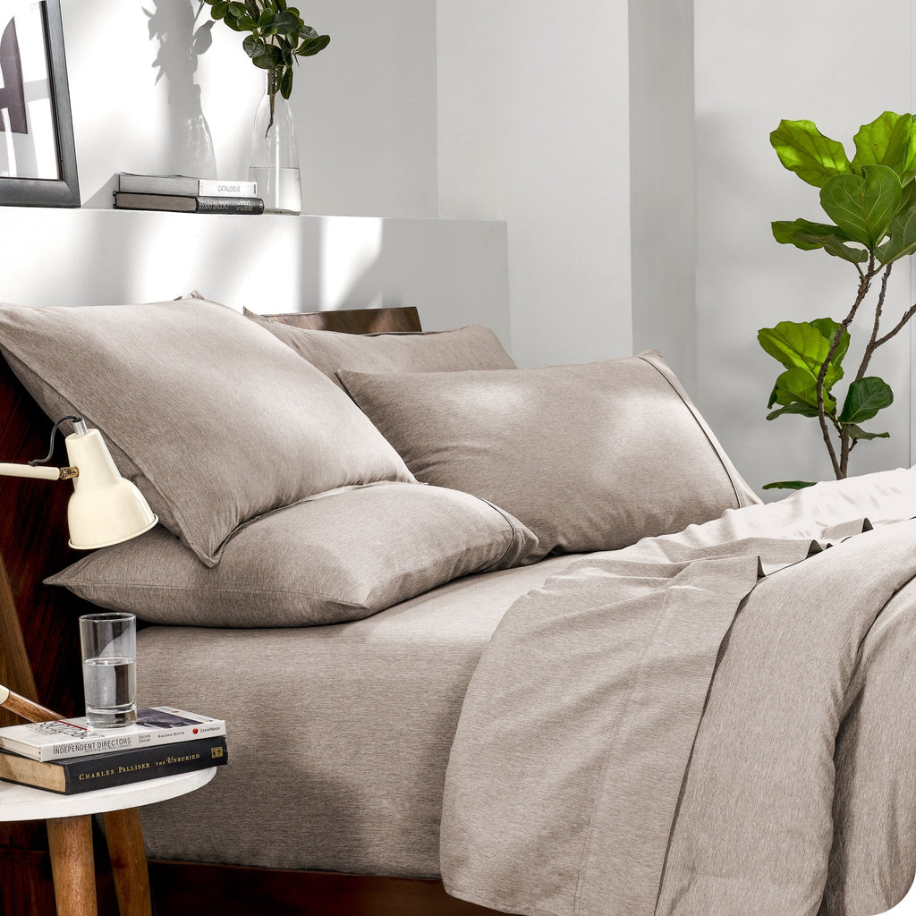 Bare Home Heathered Bed-in-a-Bag - Ensemble couette et draps