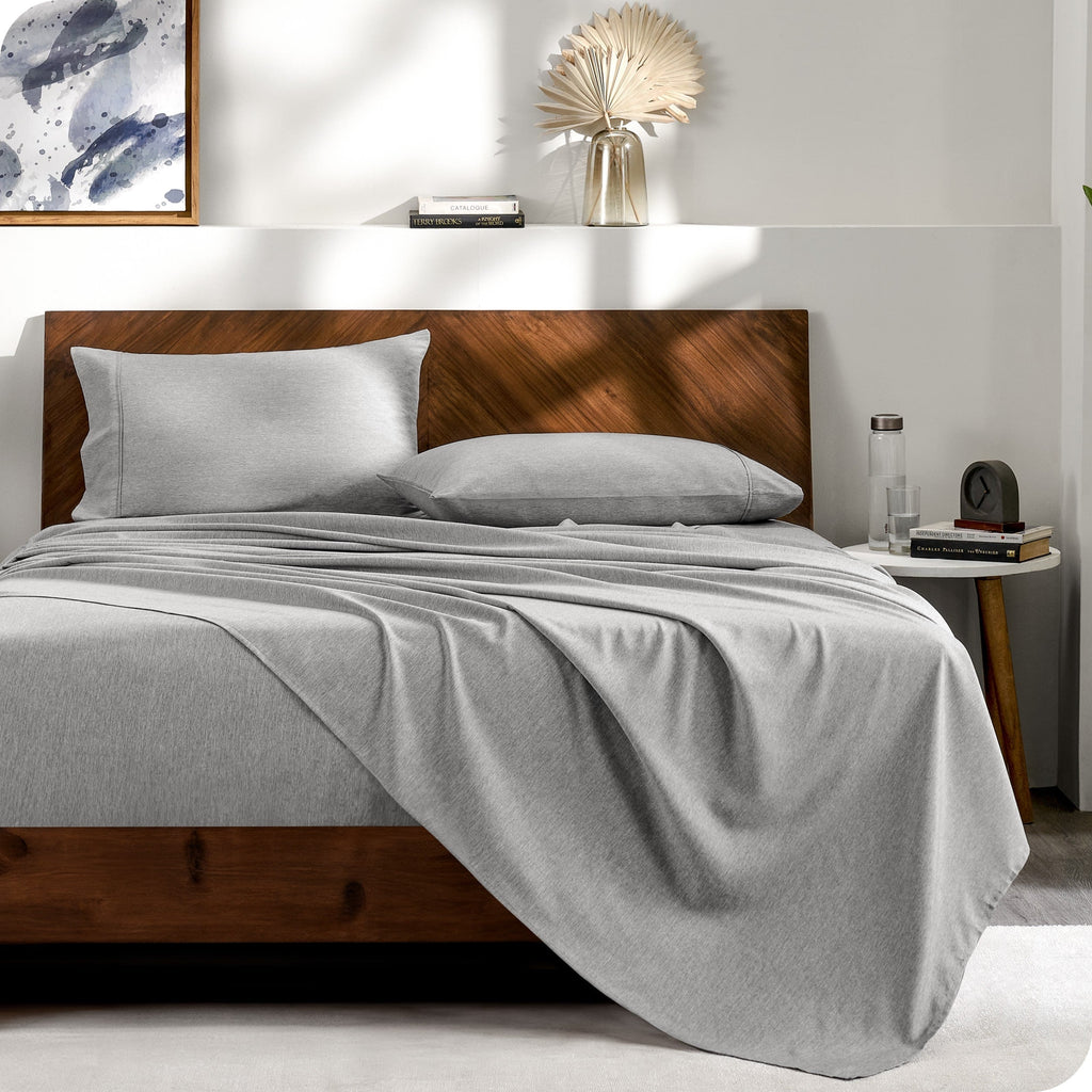 Bare Home Heathered Bed-in-a-Bag - Ensemble couette et draps