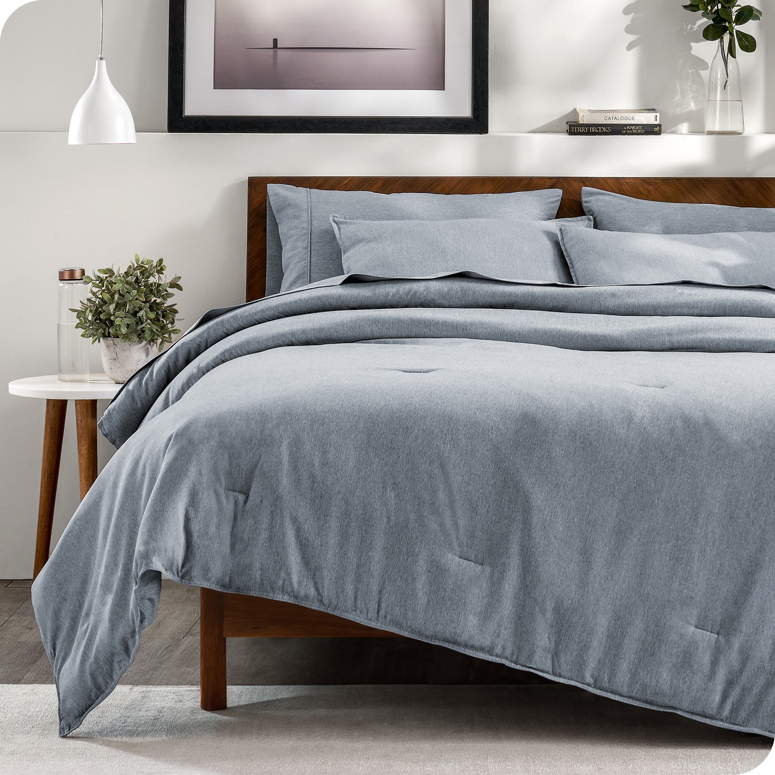 Bare Home Heathered Bed-in-a-Bag - Ensemble couette et draps