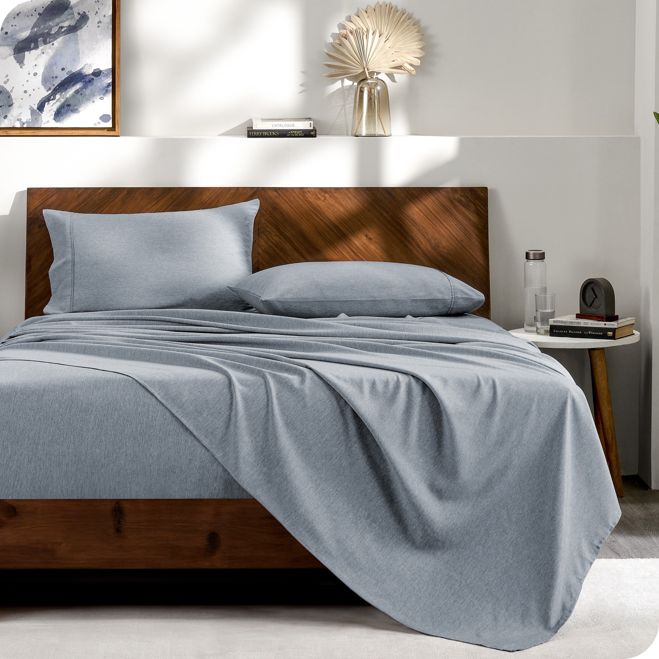 Bare Home Heathered Bed-in-a-Bag - Ensemble couette et draps