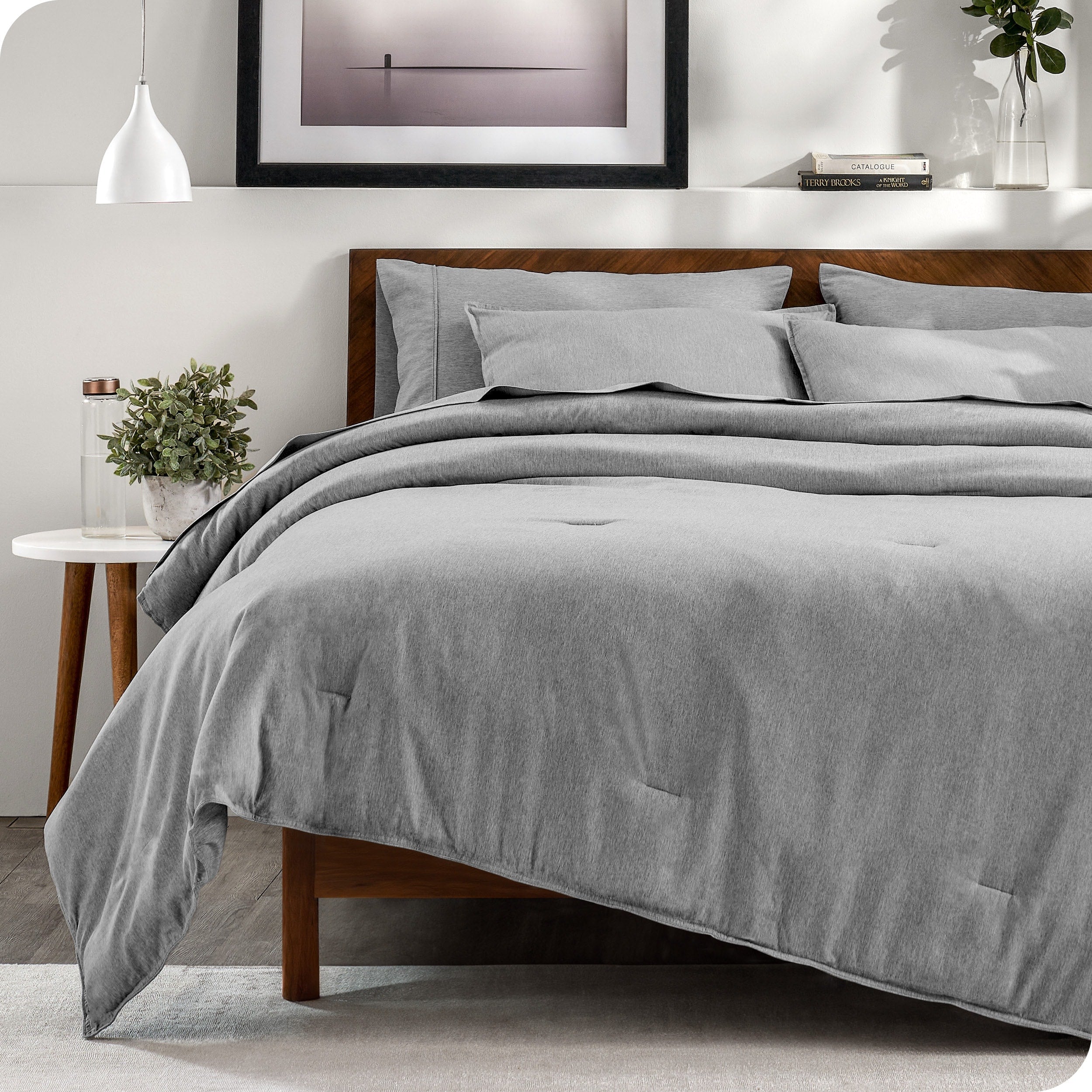 Bare Home Heathered Bed-in-a-Bag - Ensemble couette et draps