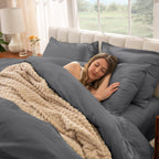 Parure de lit en percale de coton biologique Bare Home