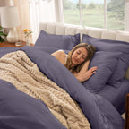 Parure de lit en percale de coton biologique Bare Home
