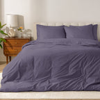 Parure de lit en percale de coton biologique Bare Home