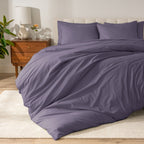 Parure de lit en percale de coton biologique Bare Home