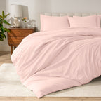 Parure de lit en percale de coton biologique Bare Home
