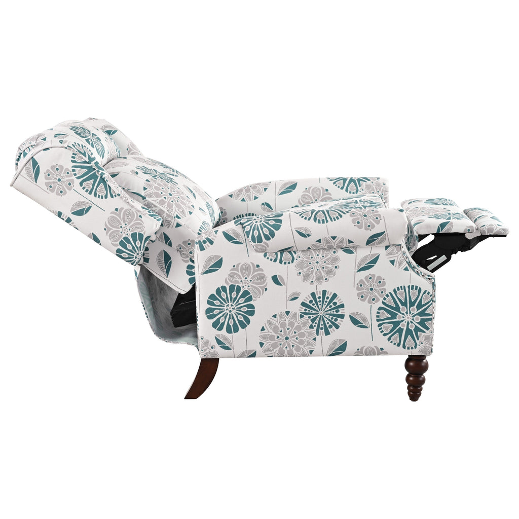 Fauteuil inclinable rembourré Barnn avec dossier à oreilles par Christopher Knight Home