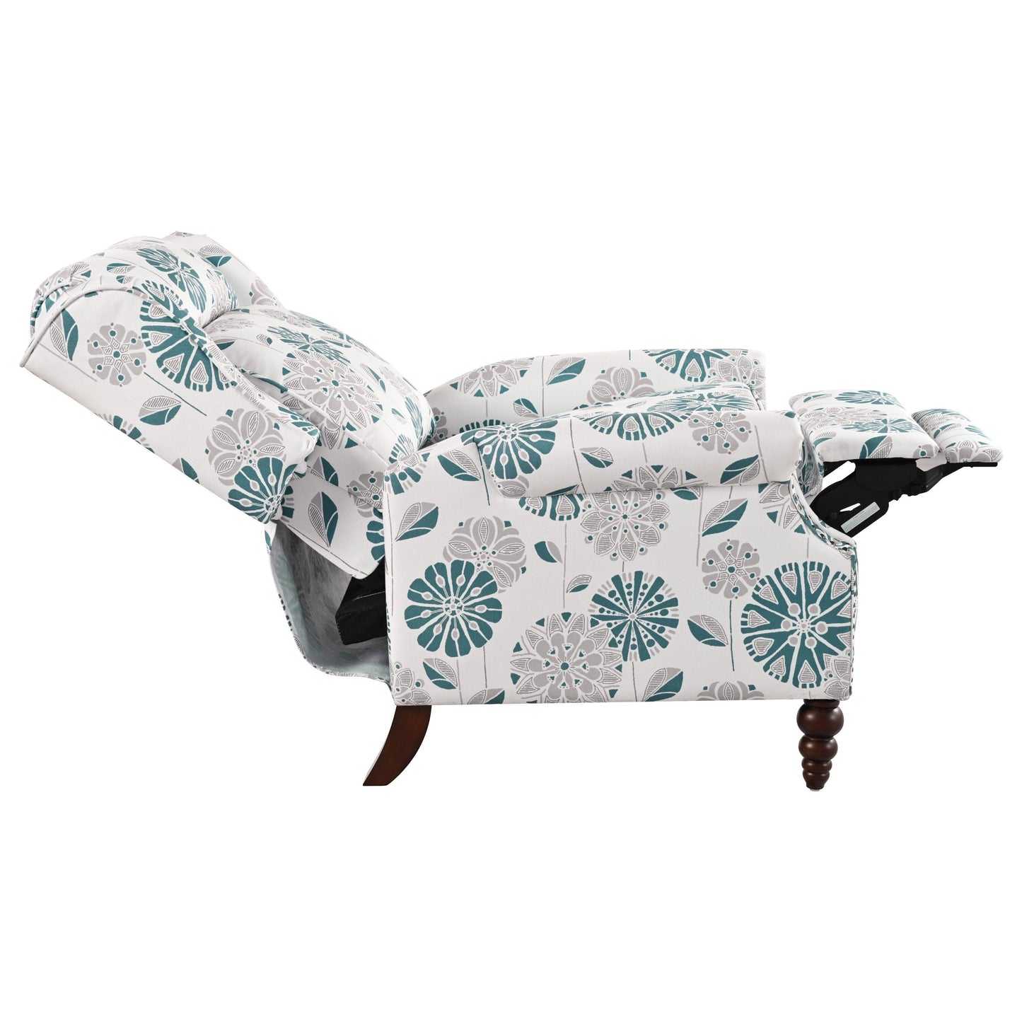 Fauteuil inclinable rembourré Barnn avec dossier à oreilles par Christopher Knight Home
