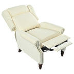 Fauteuil inclinable rembourré Barnn avec dossier à oreilles par Christopher Knight Home