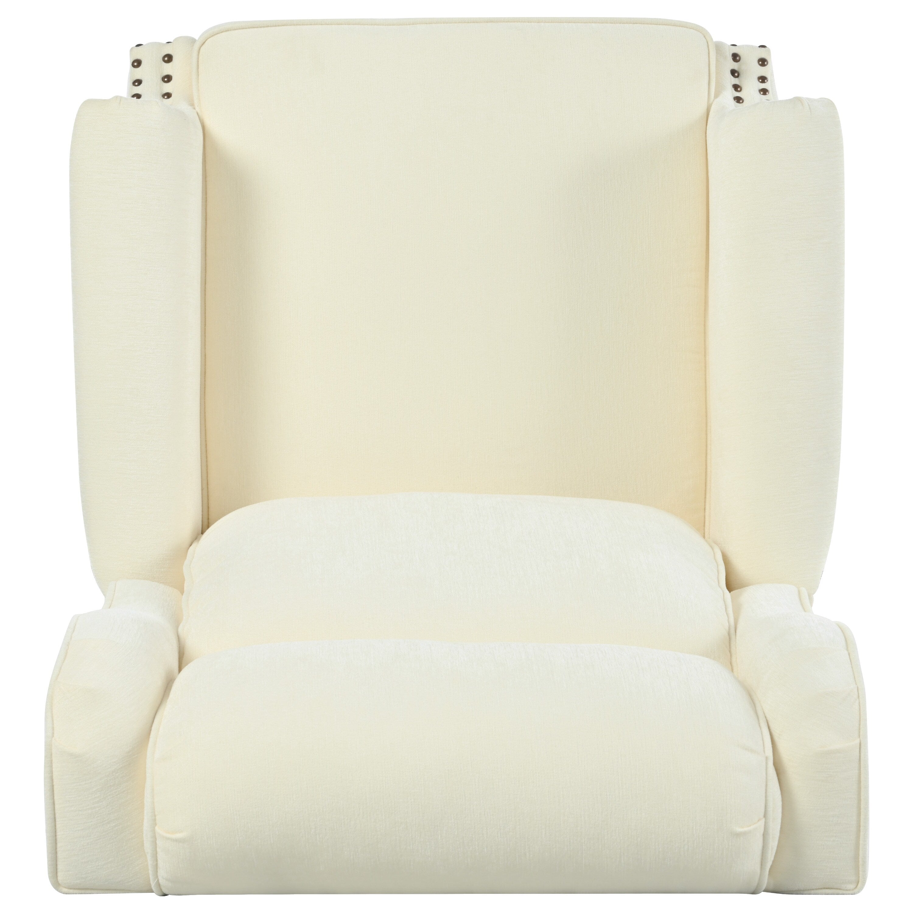 Fauteuil inclinable rembourré Barnn avec dossier à oreilles par Christopher Knight Home