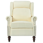 Fauteuil inclinable rembourré Barnn avec dossier à oreilles par Christopher Knight Home