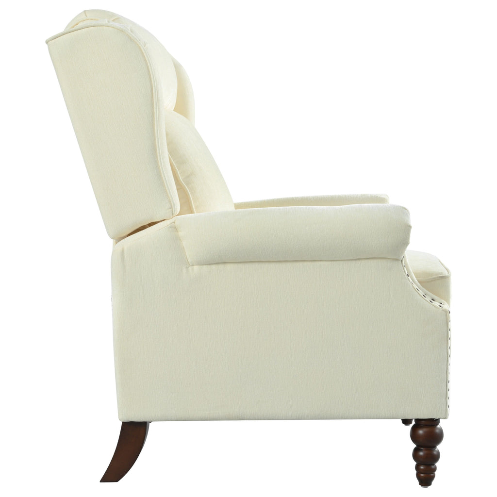 Fauteuil inclinable rembourré Barnn avec dossier à oreilles par Christopher Knight Home