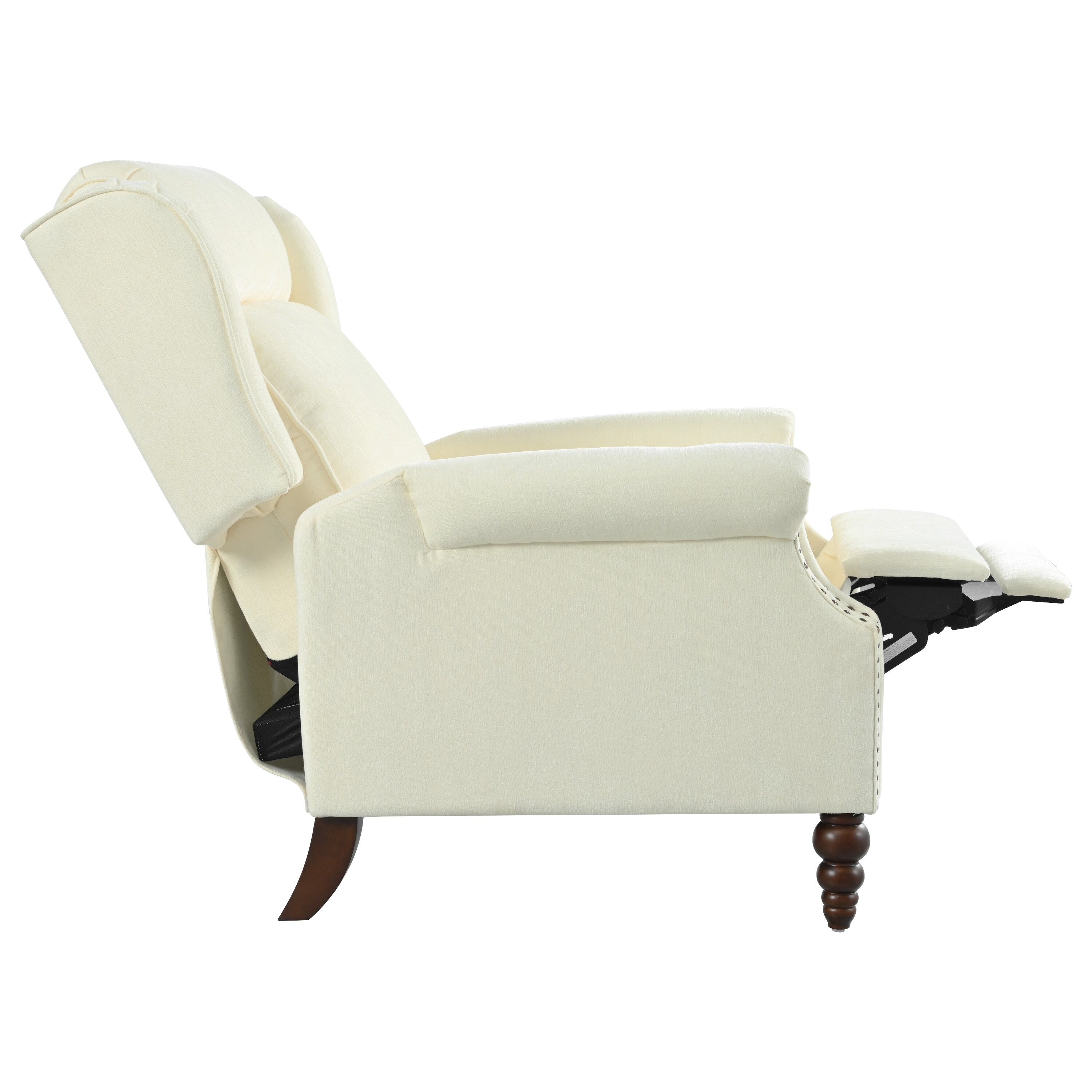 Fauteuil inclinable rembourré Barnn avec dossier à oreilles par Christopher Knight Home