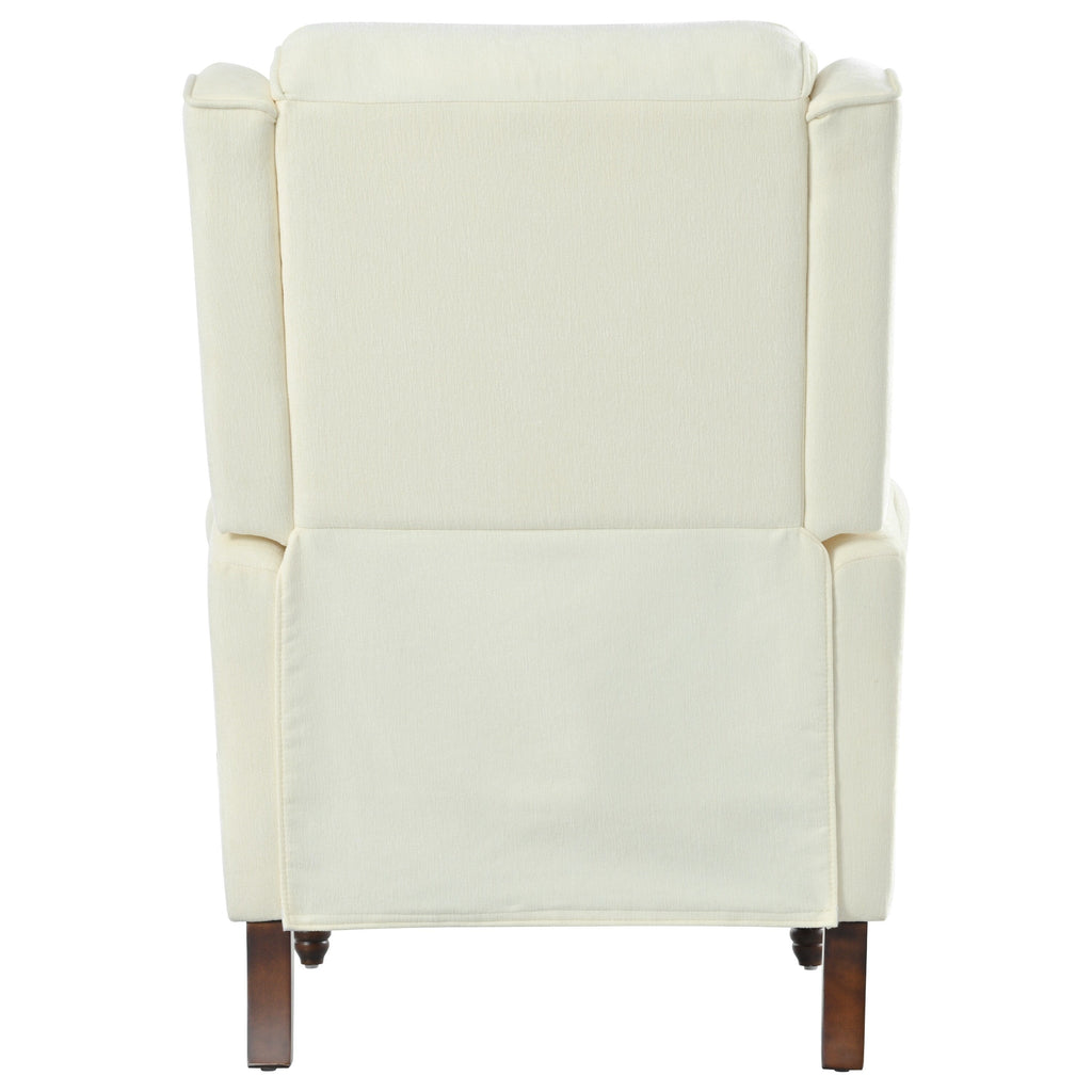 Fauteuil inclinable rembourré Barnn avec dossier à oreilles par Christopher Knight Home