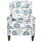 Fauteuil inclinable rembourré Barnn avec dossier à oreilles par Christopher Knight Home