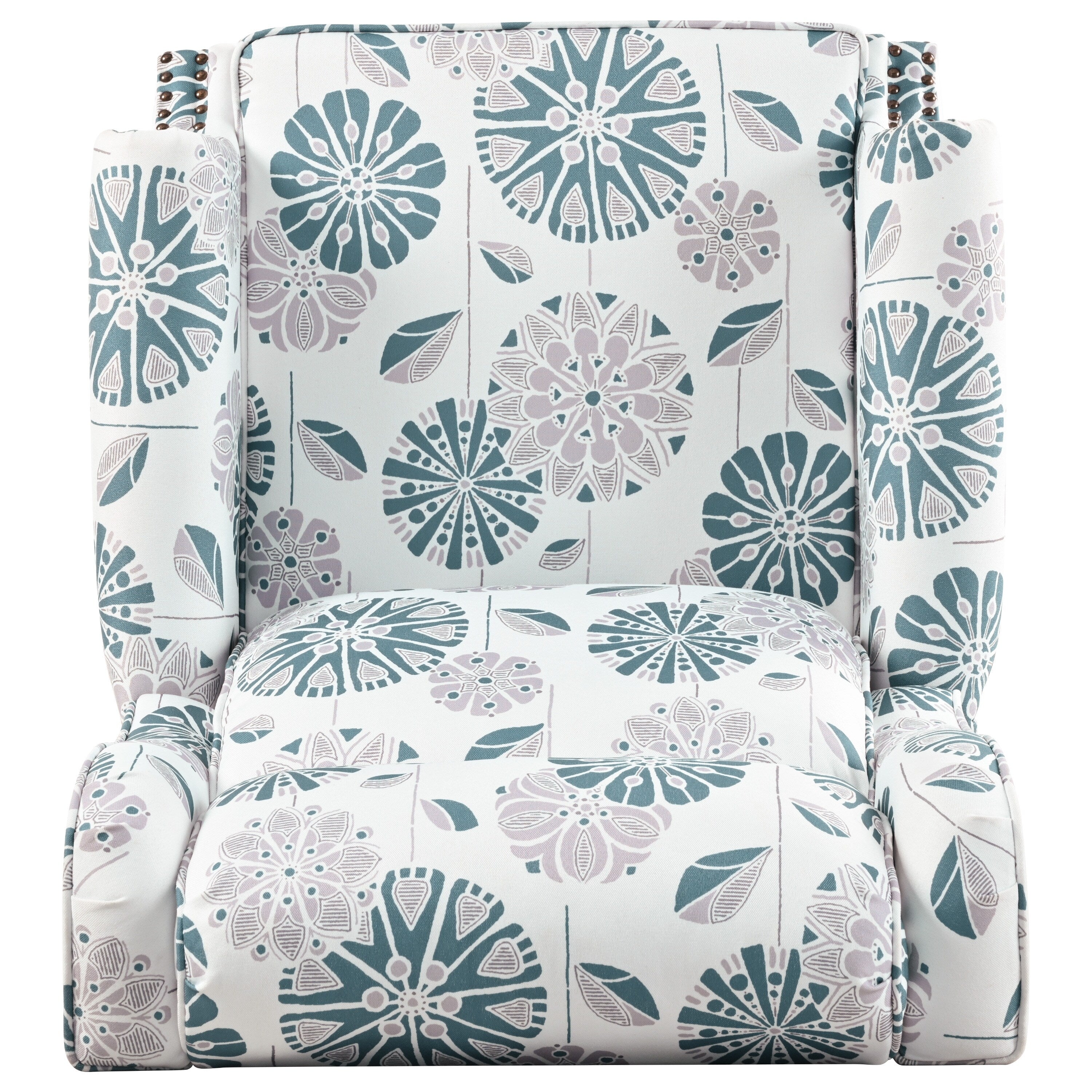 Fauteuil inclinable rembourré Barnn avec dossier à oreilles par Christopher Knight Home