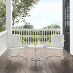 Ensemble de chaises d'extérieur Crosley Bates 3 pièces - 84 L x 22 P x 35 H