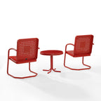Ensemble de chaises d'extérieur Crosley Bates 3 pièces - 84 L x 22 P x 35 H