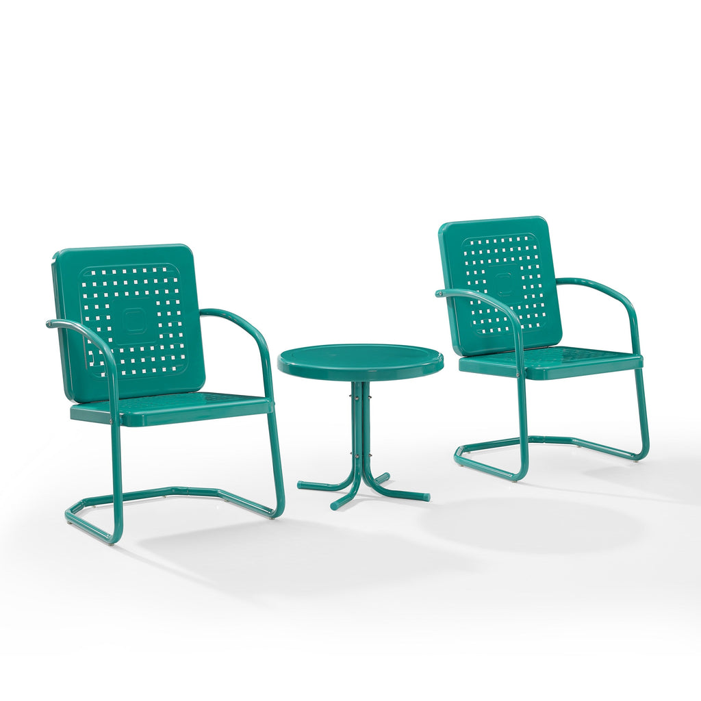 Ensemble de chaises d'extérieur Crosley Bates 3 pièces - 84 L x 22 P x 35 H