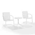 Ensemble de chaises d'extérieur Crosley Bates 3 pièces - 84 L x 22 P x 35 H