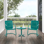 Ensemble de chaises d'extérieur Crosley Bates 3 pièces - 84 L x 22 P x 35 H