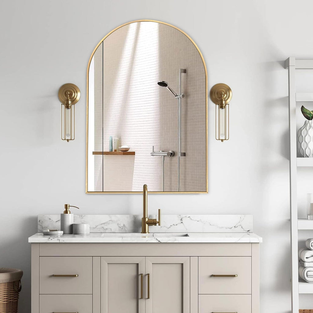 Miroir mural en aluminium pour salle de bain