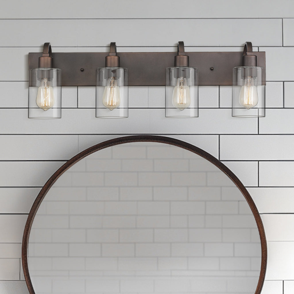 Luminaires de salle de bain - Applique murale style ferme
