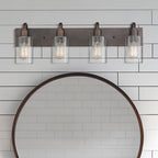Luminaires de salle de bain - Applique murale style ferme