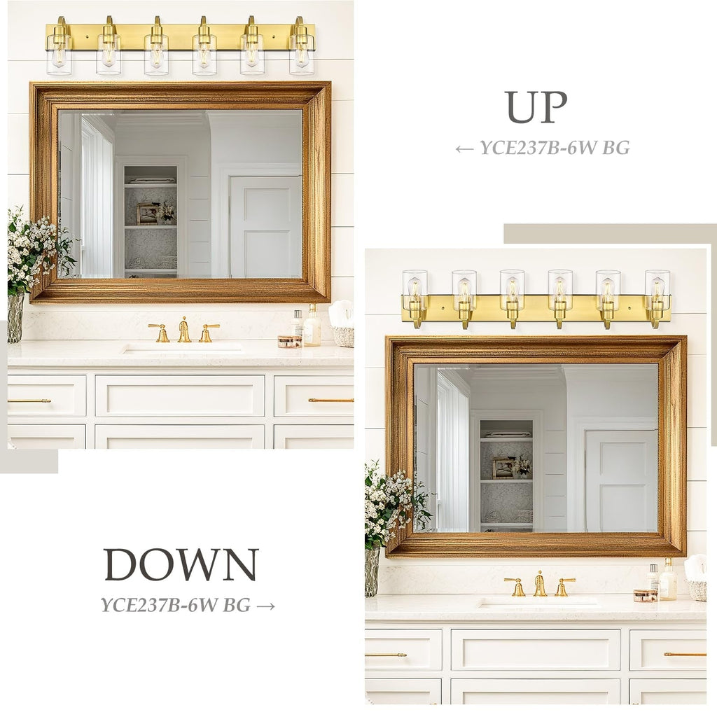 Luminaires de salle de bain - Applique murale style ferme