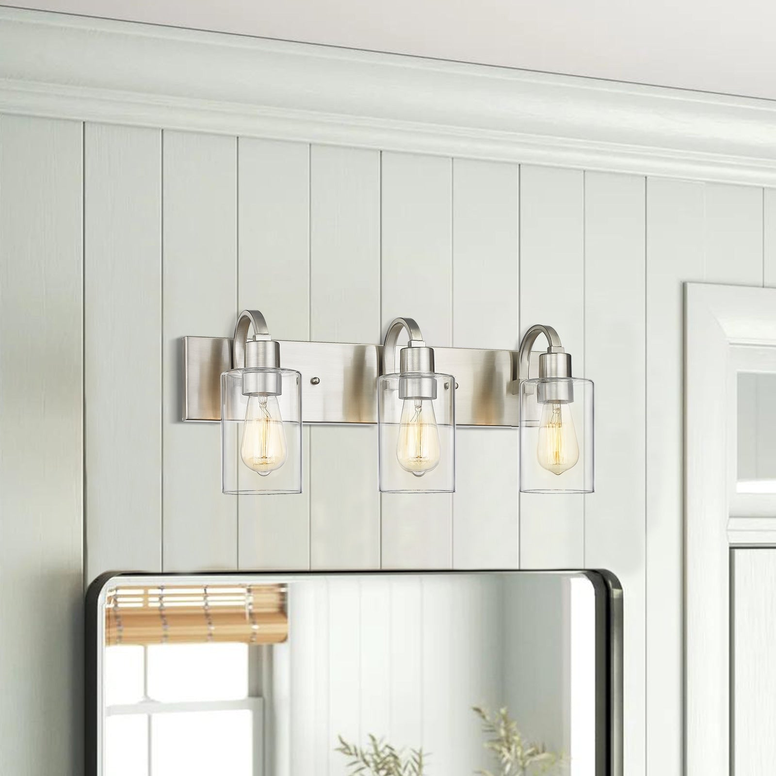 Luminaires de salle de bain - Applique murale style ferme