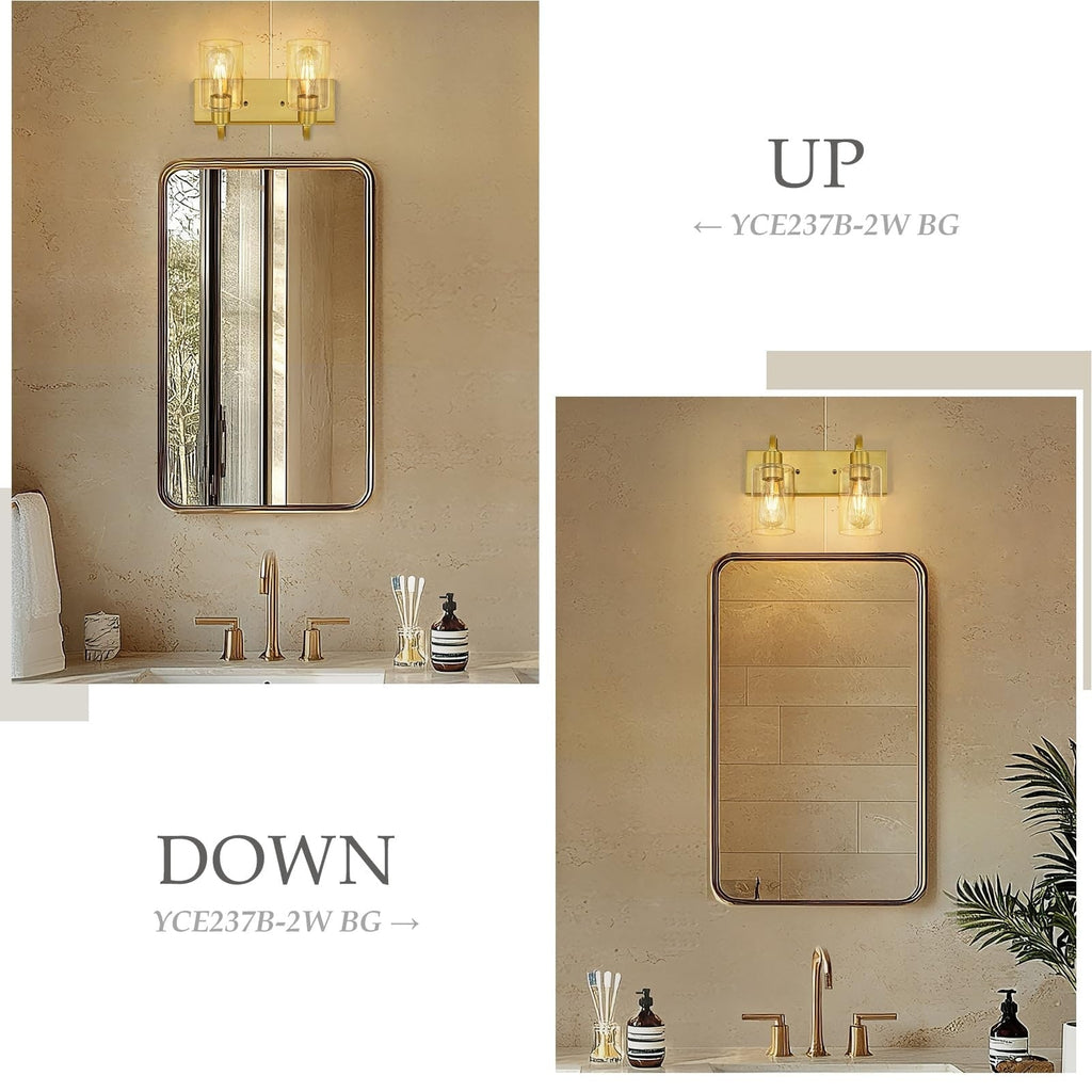 Luminaires de salle de bain - Applique murale style ferme