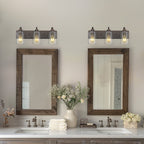 Luminaires de salle de bain - Applique murale style ferme