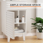 Ensemble meuble-lavabo avec robinet encastré et armoire