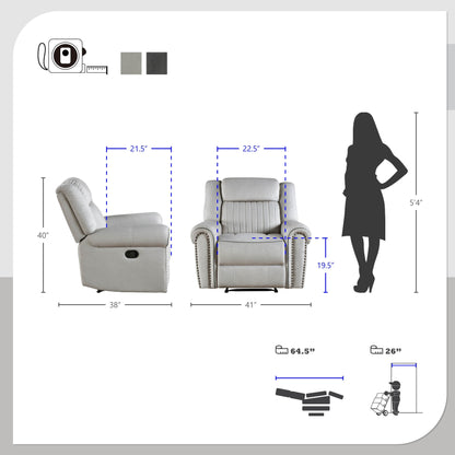 Fauteuil inclinable manuel Bauta