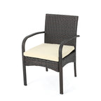 Ensemble de salle à manger d'extérieur Bavaro 7 pièces en acacia par Christopher Knight Home
