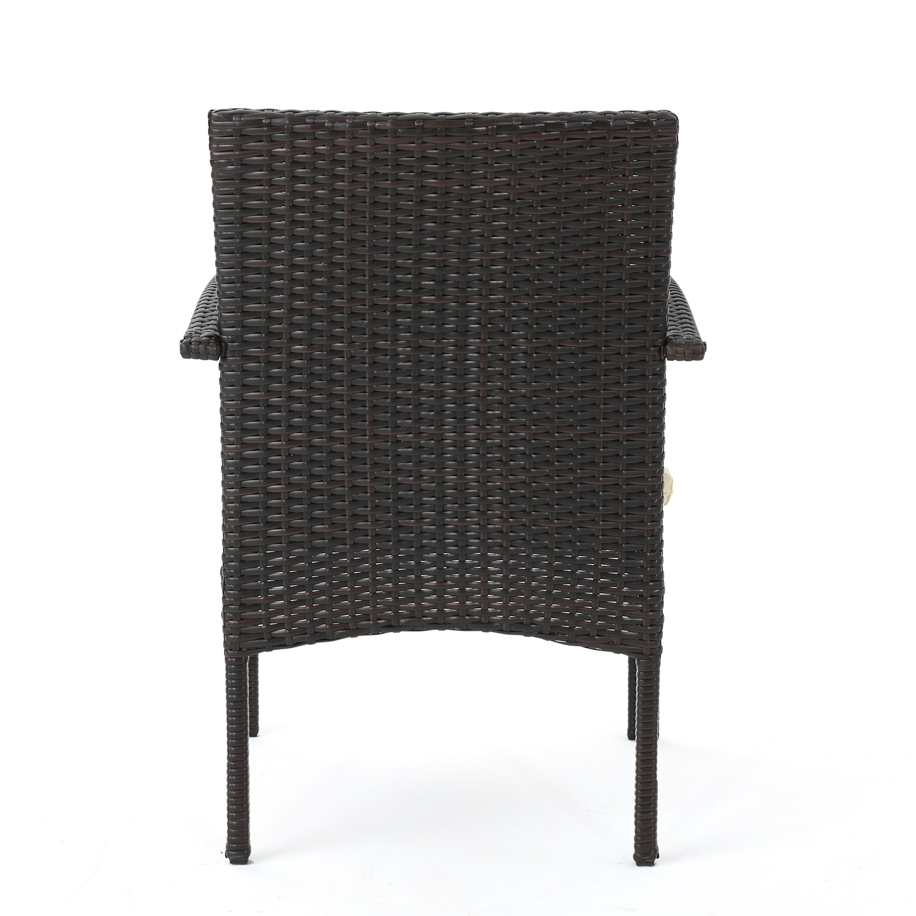 Ensemble de salle à manger d'extérieur Bavaro 7 pièces en acacia par Christopher Knight Home