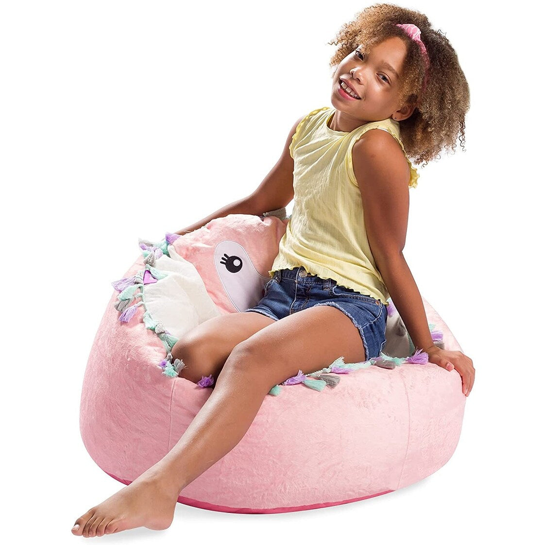 Bean Bag, Soft and Cozy Animal Bean Bag Chair - Child Proof Closure